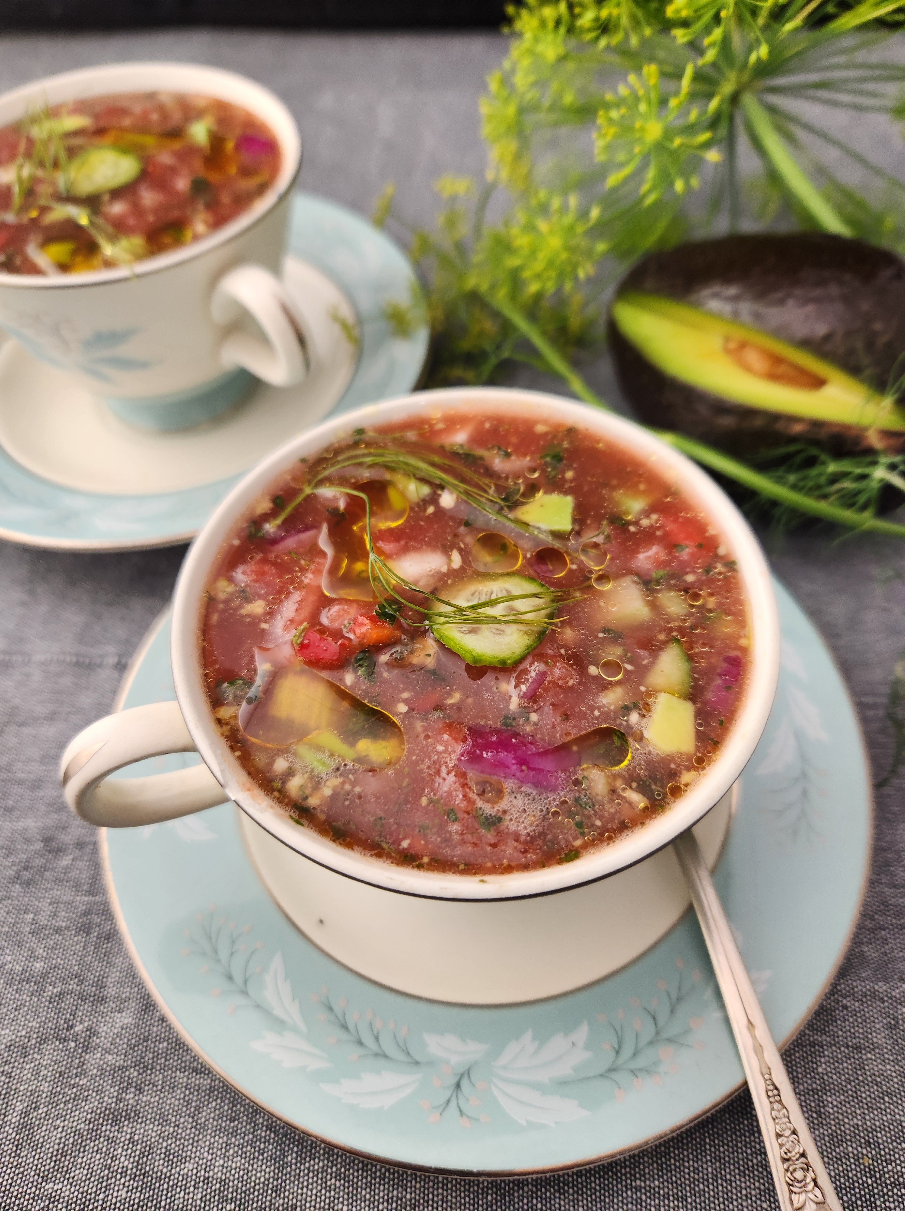 Fresh Watermelon Gazpacho